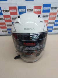 Casco jet Bluetooth intercom Sena Outstar S XL blanco