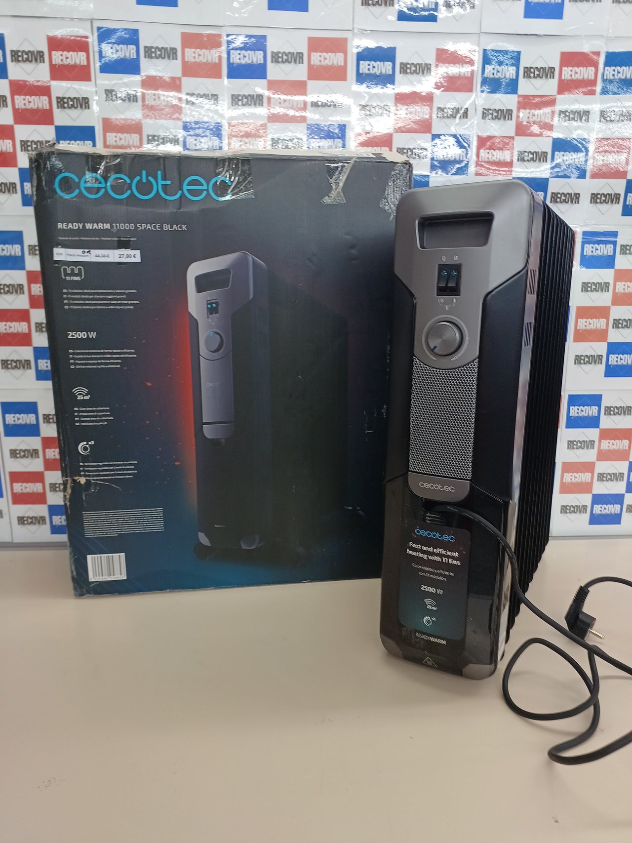 Radiador aceite 11 módulos 2500 W – Cecotec