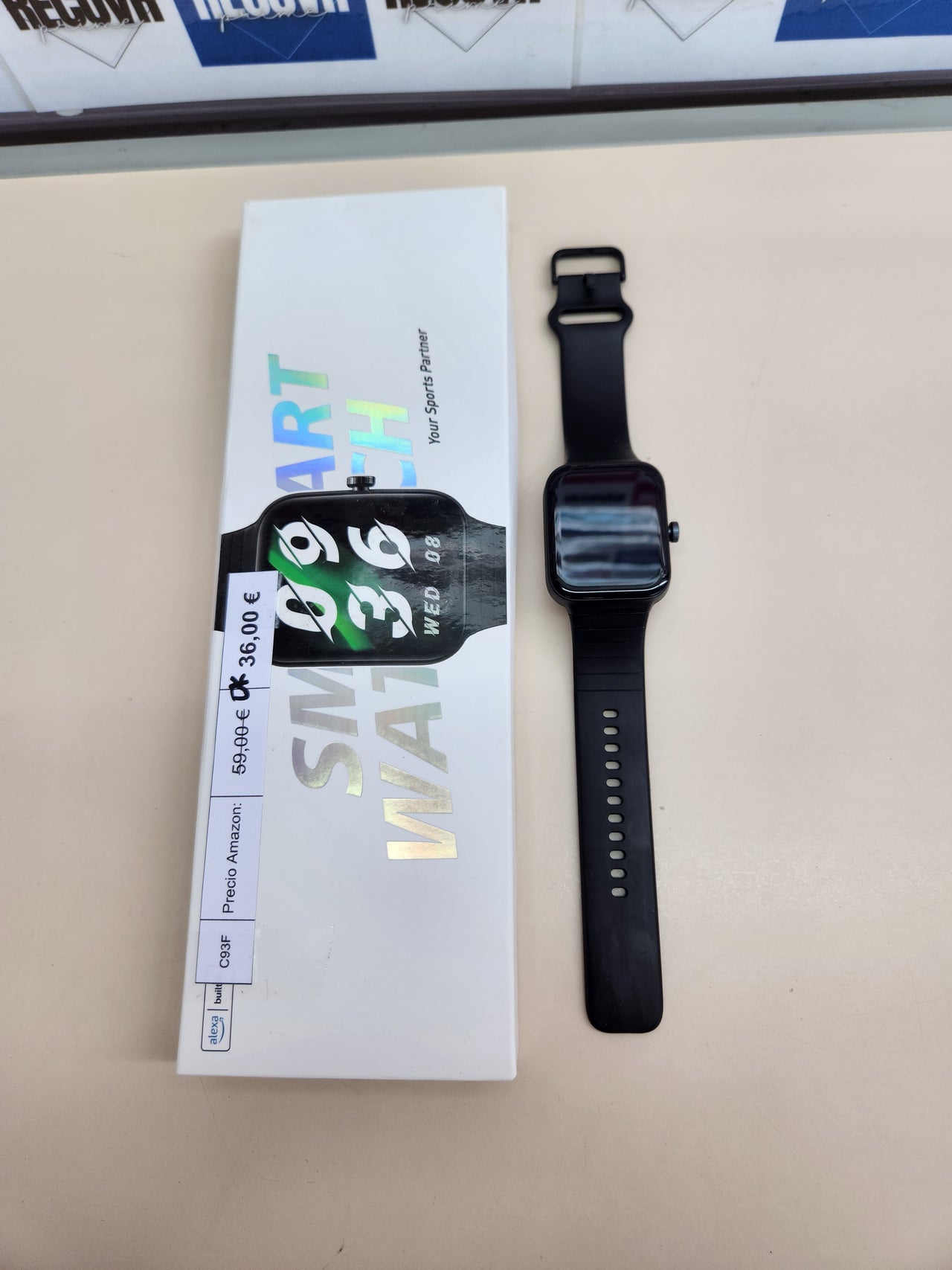 Smartwatch 1.8" con Llamadas y Alexa IP68