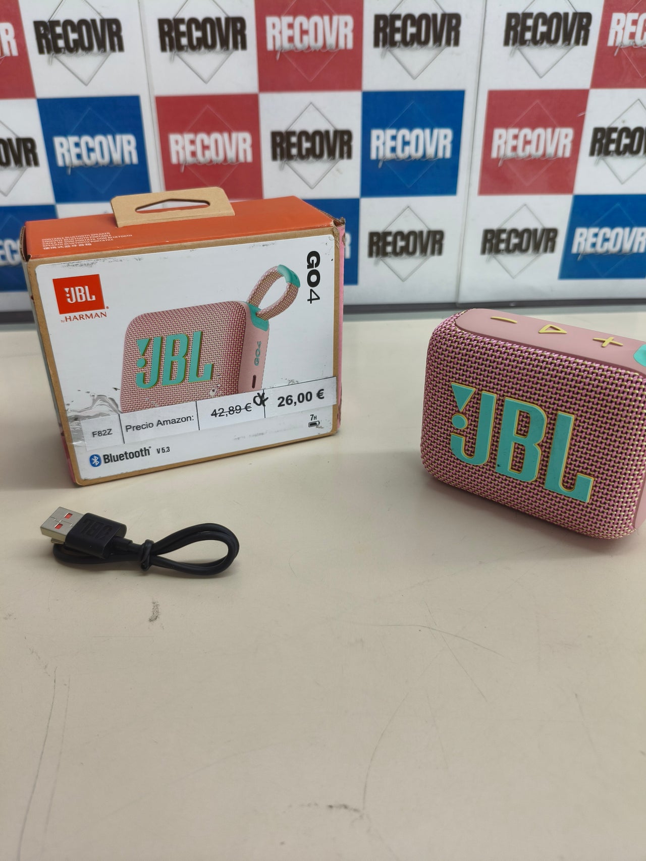 Altavoz portátil JBL GO 4 Bluetooth, IP67.