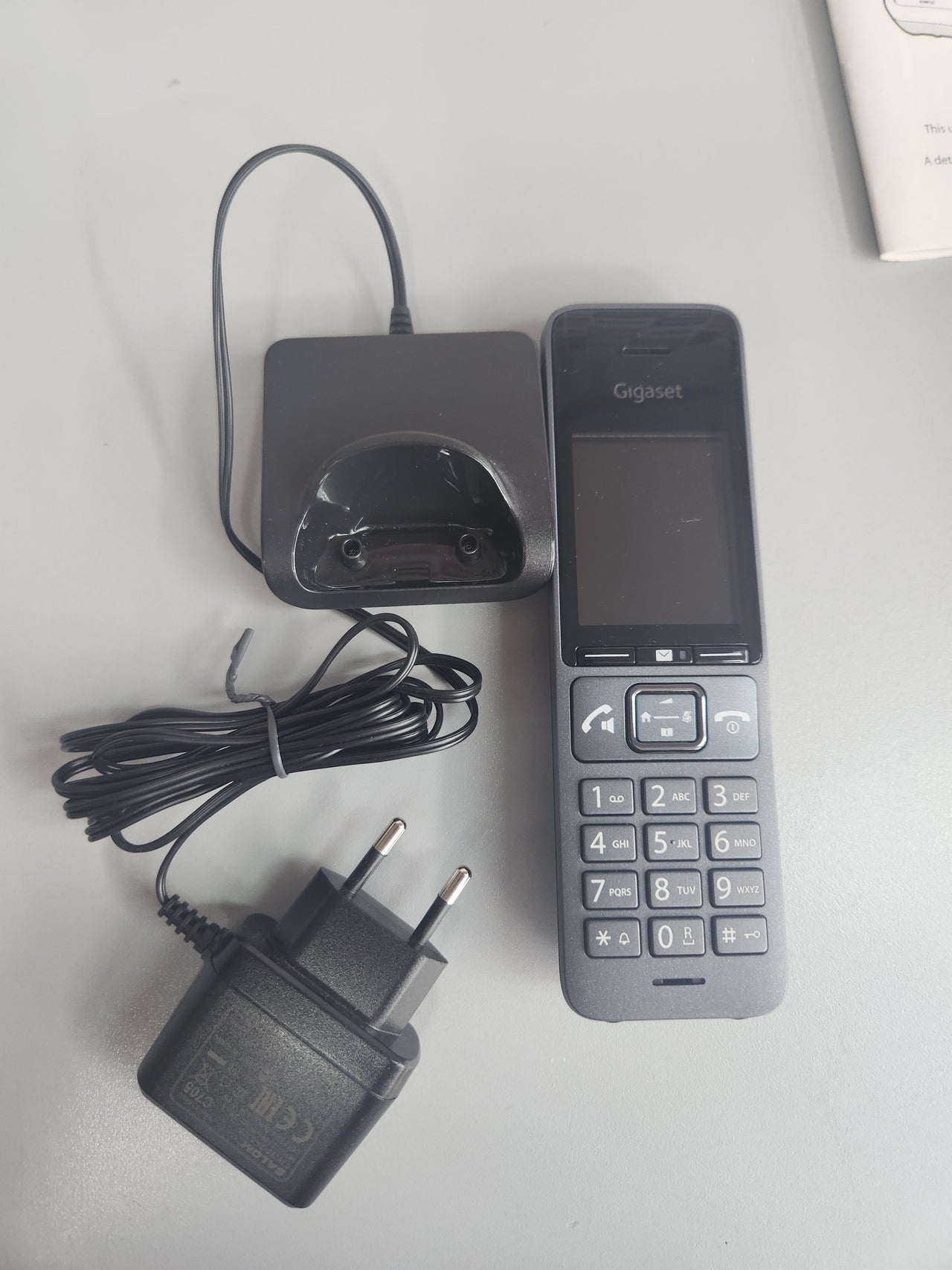 Gigaset COMFORT 520 IP flex - Teléfono DECT Inalámbrico con Tecnología IP - Diseño Elegante - Audio Brillante, Negro Titanio [Compatible en ES y POR]