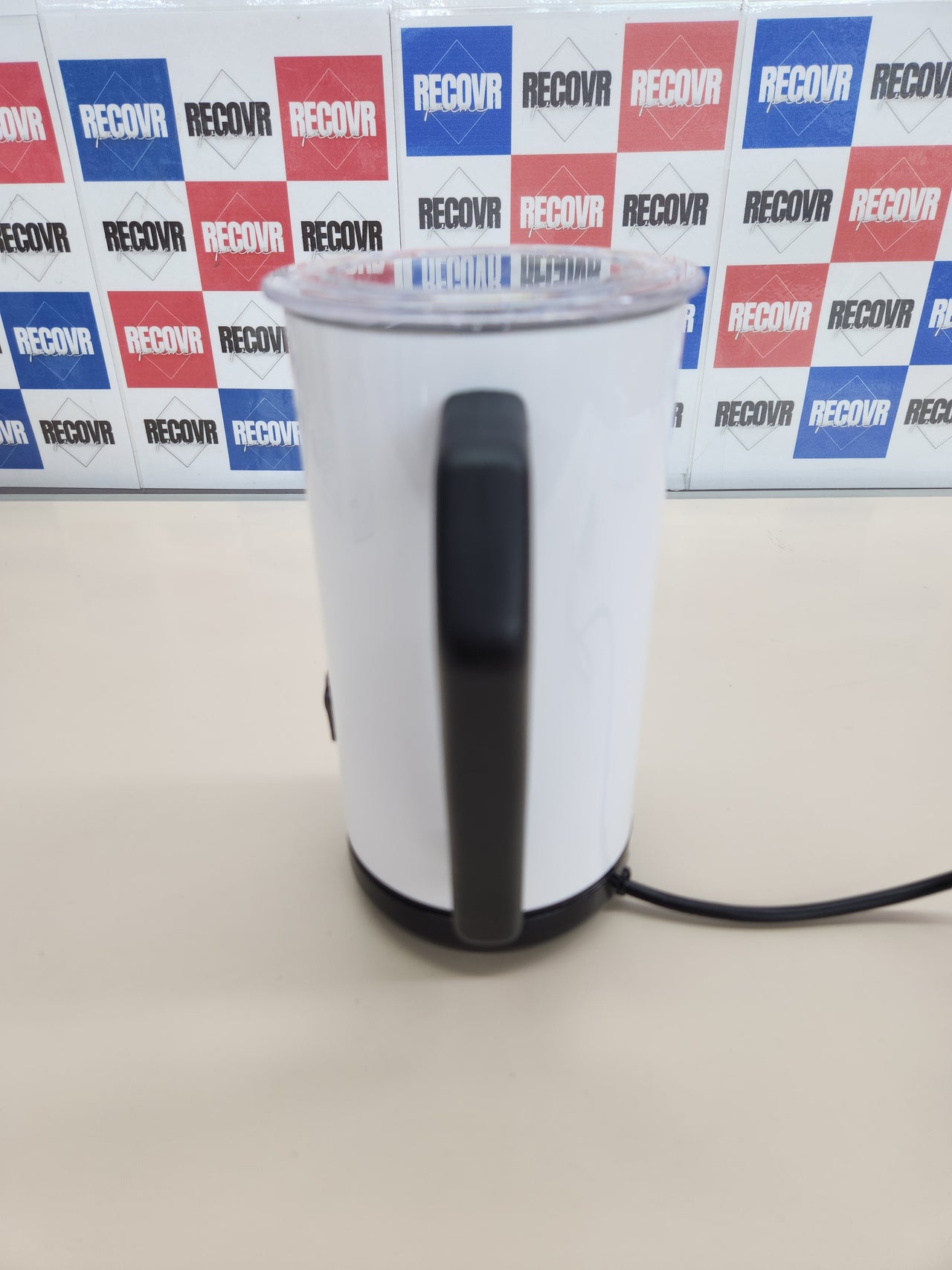 Espumador leche 150 ml a 300 ml Eléctrico, Cappuccino, leche caliente, Blanco Bialetti