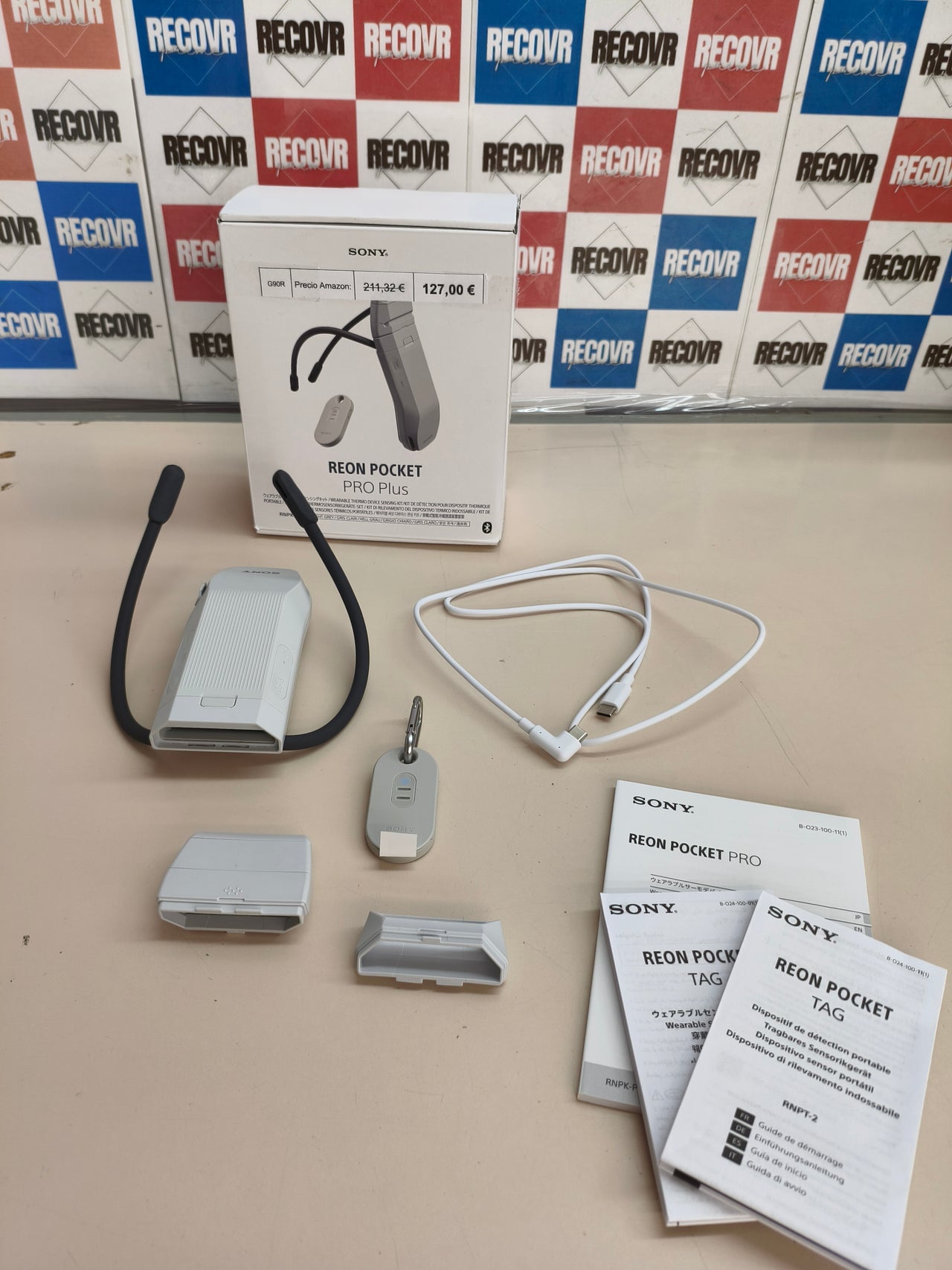 Sony REON POCKET PRO Plus, banda de cuello, 15 h, inteligente