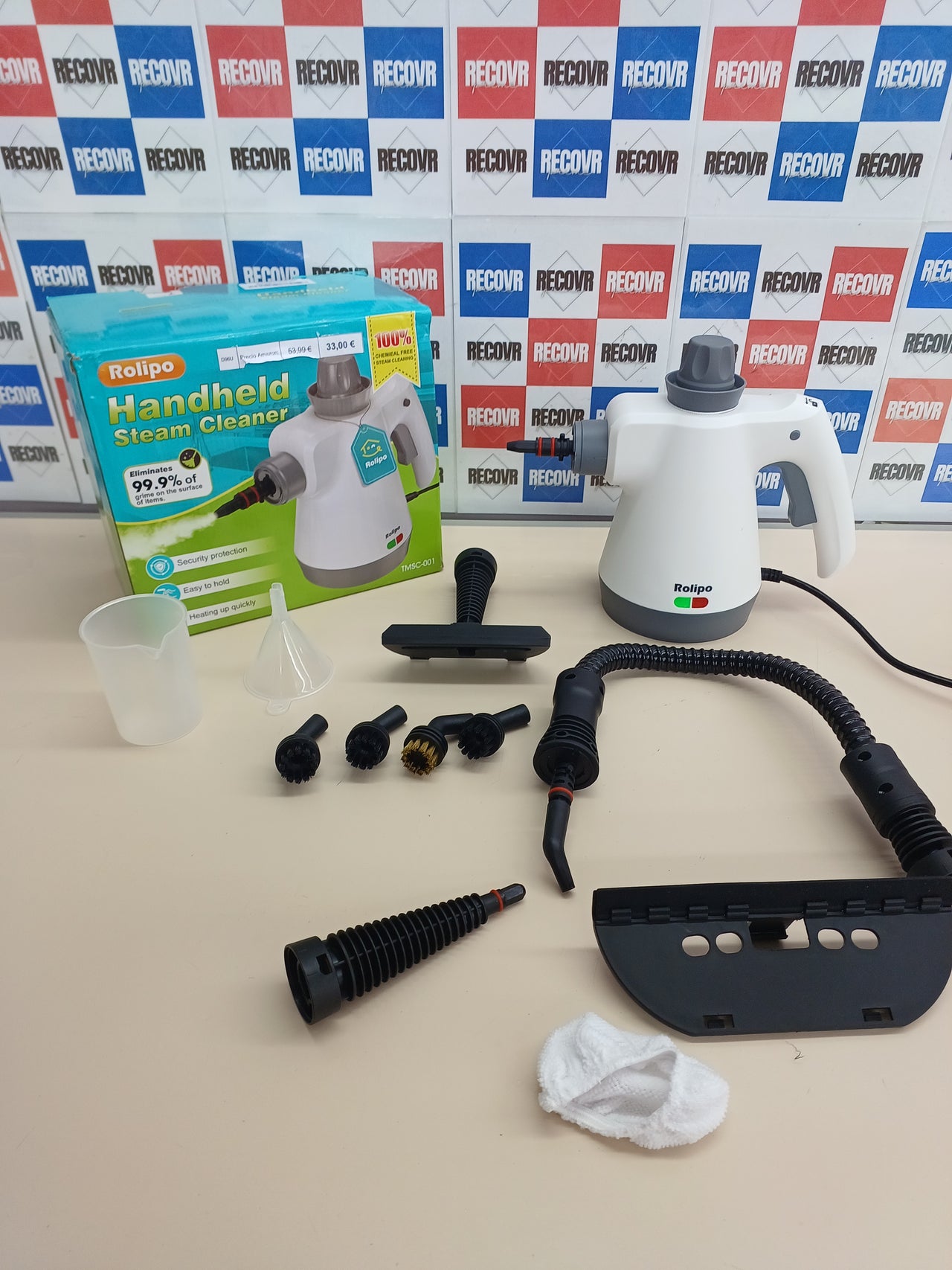 Limpiador a vapor portátil