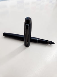 Thumbnail for Pluma estilográfica | Negro mate con adornos negros Punta fina Parker IM