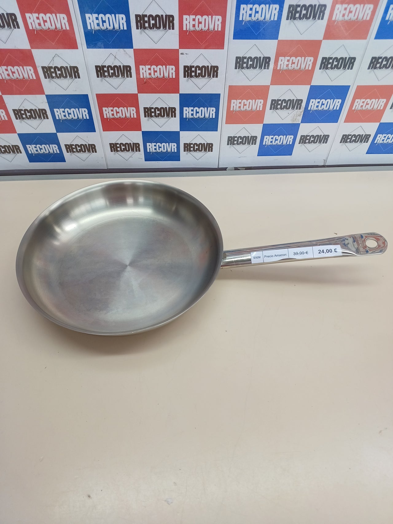 Sartén acero inox 26cm fondo triple Tramontina