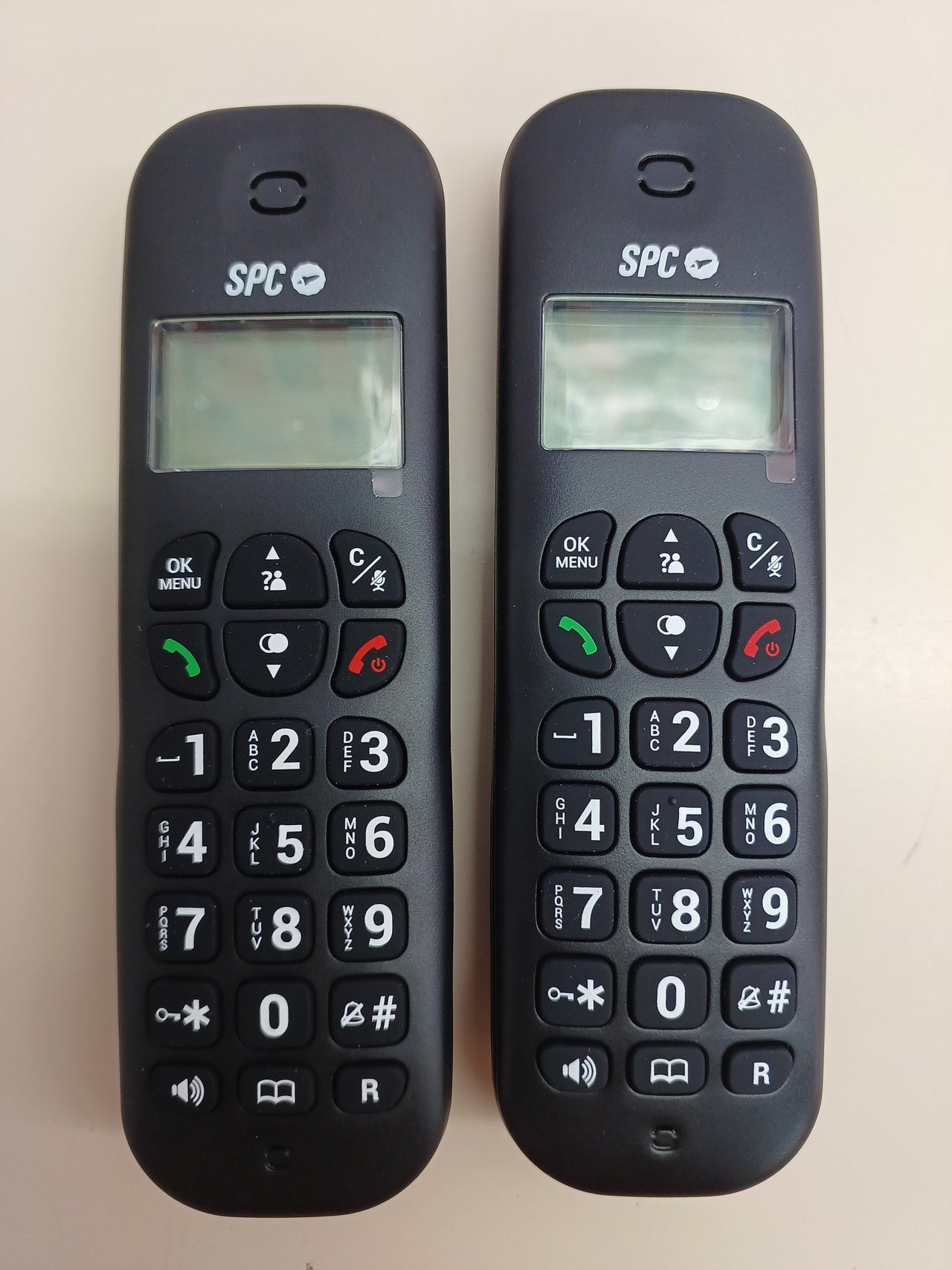 Teléfono Fijo inalámbrico DÚO con Pantalla iluminada SPC Air Pro Dúo