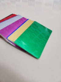 Thumbnail for Tarjetas aluminio 150 ud multicolor 86×54 mm
