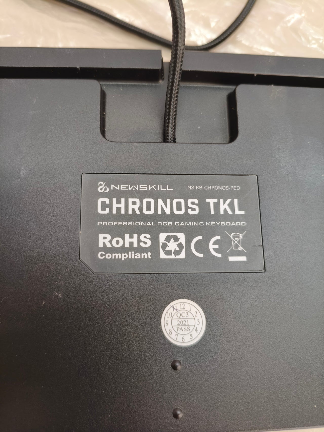 Newskill Chronos TKL Teclado Mecánico Gaming RGB