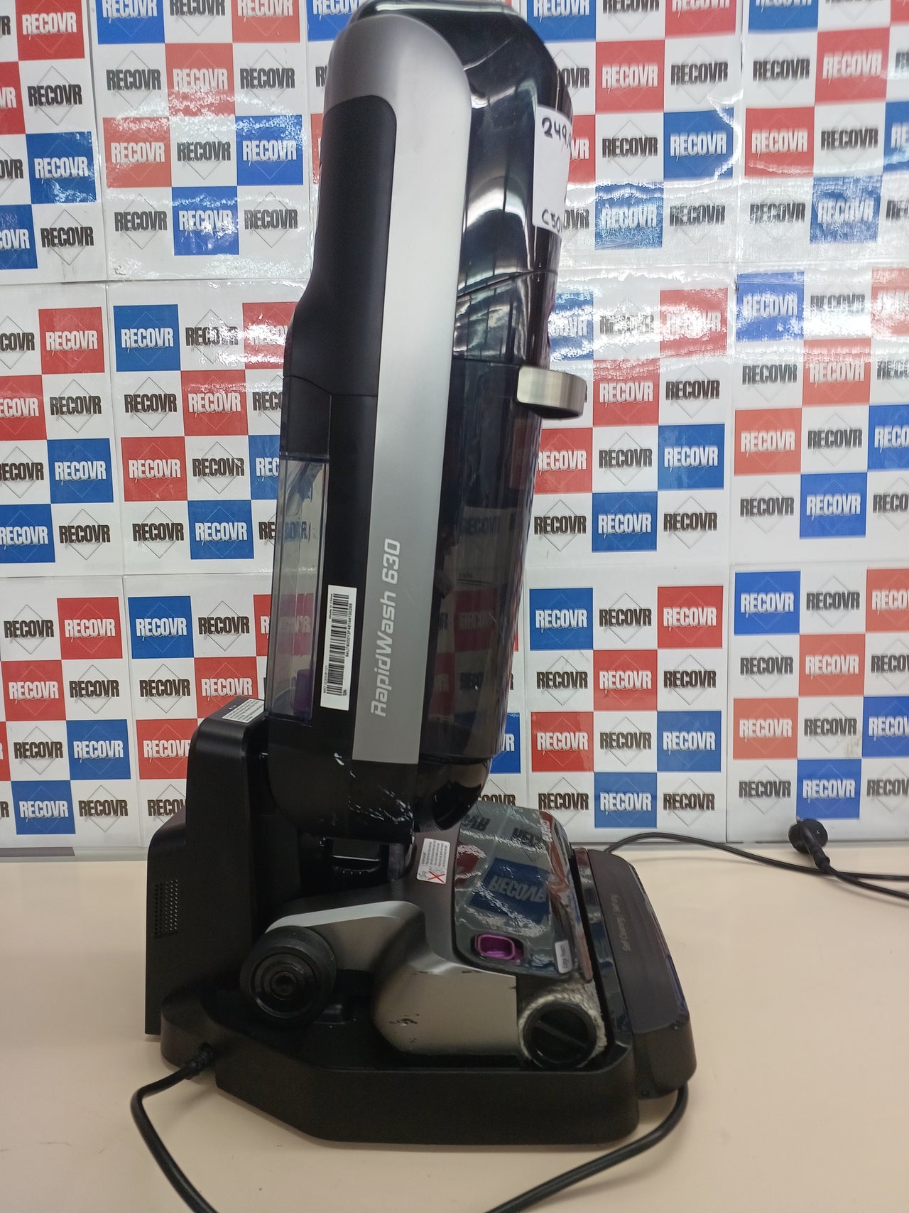 Aspiradora fregona sin cable 21600 Pa 38 min autolimpieza Eureka