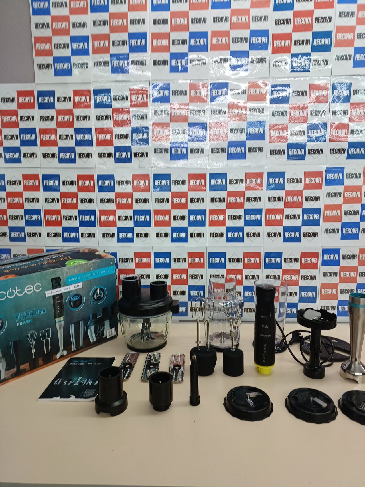 Batidora mano 1500W 21 velocidades Katana 15 Cecotec