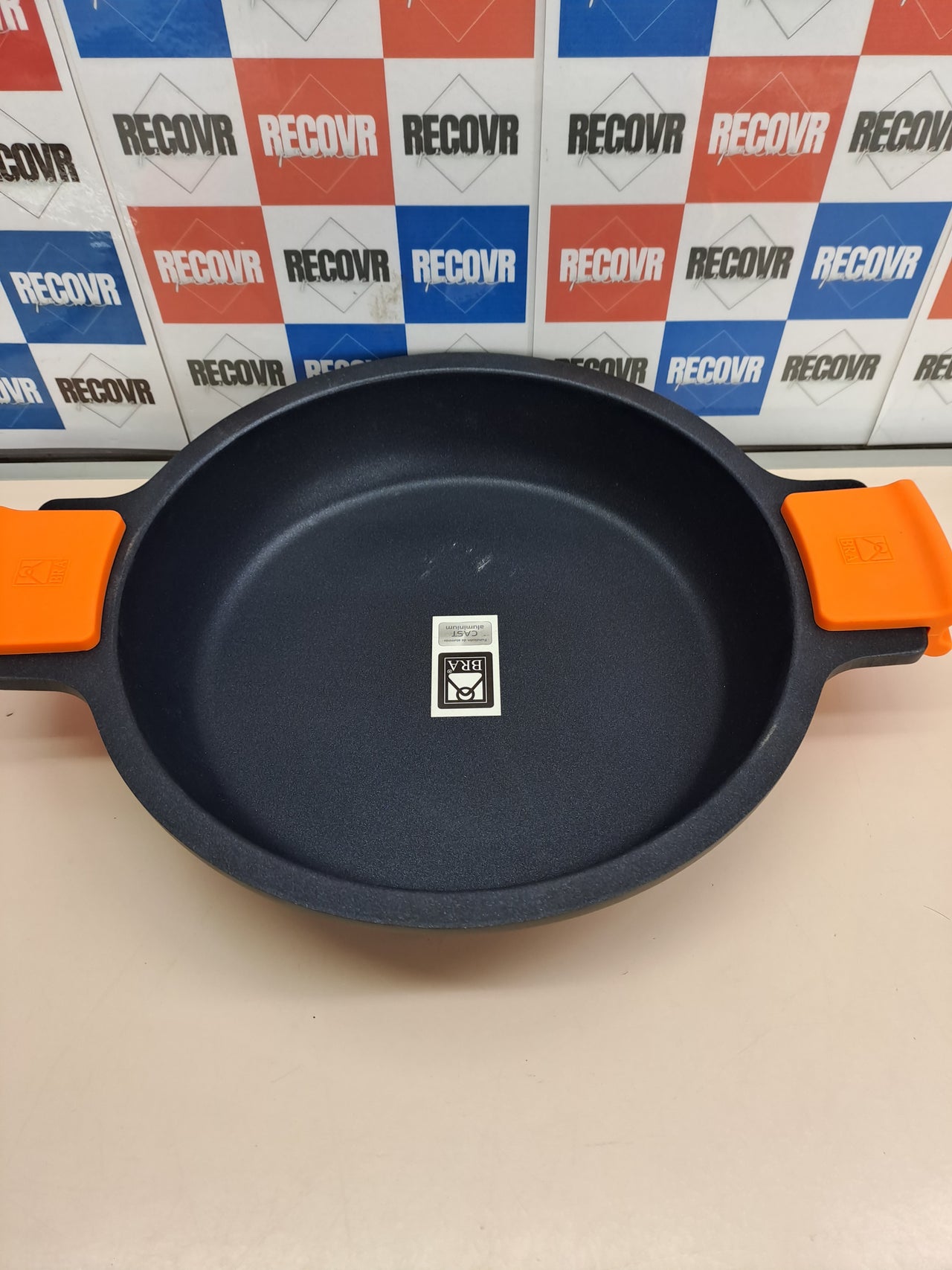 Cacerola baja 36 cm inducción con tapa – BRA