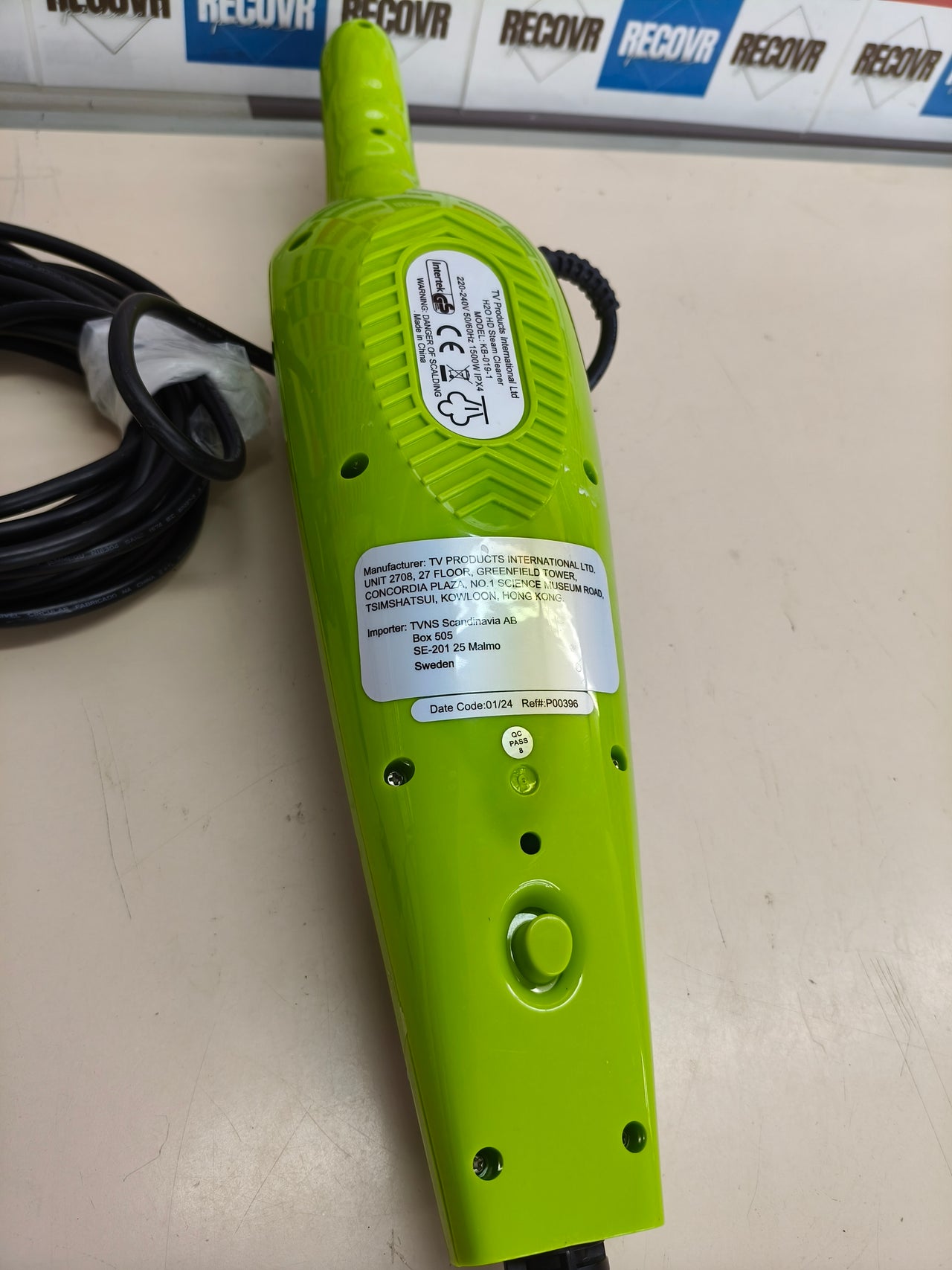 Mopa a vapor H2O HD 5 en 1 para suelos, ventanas y tapicerías