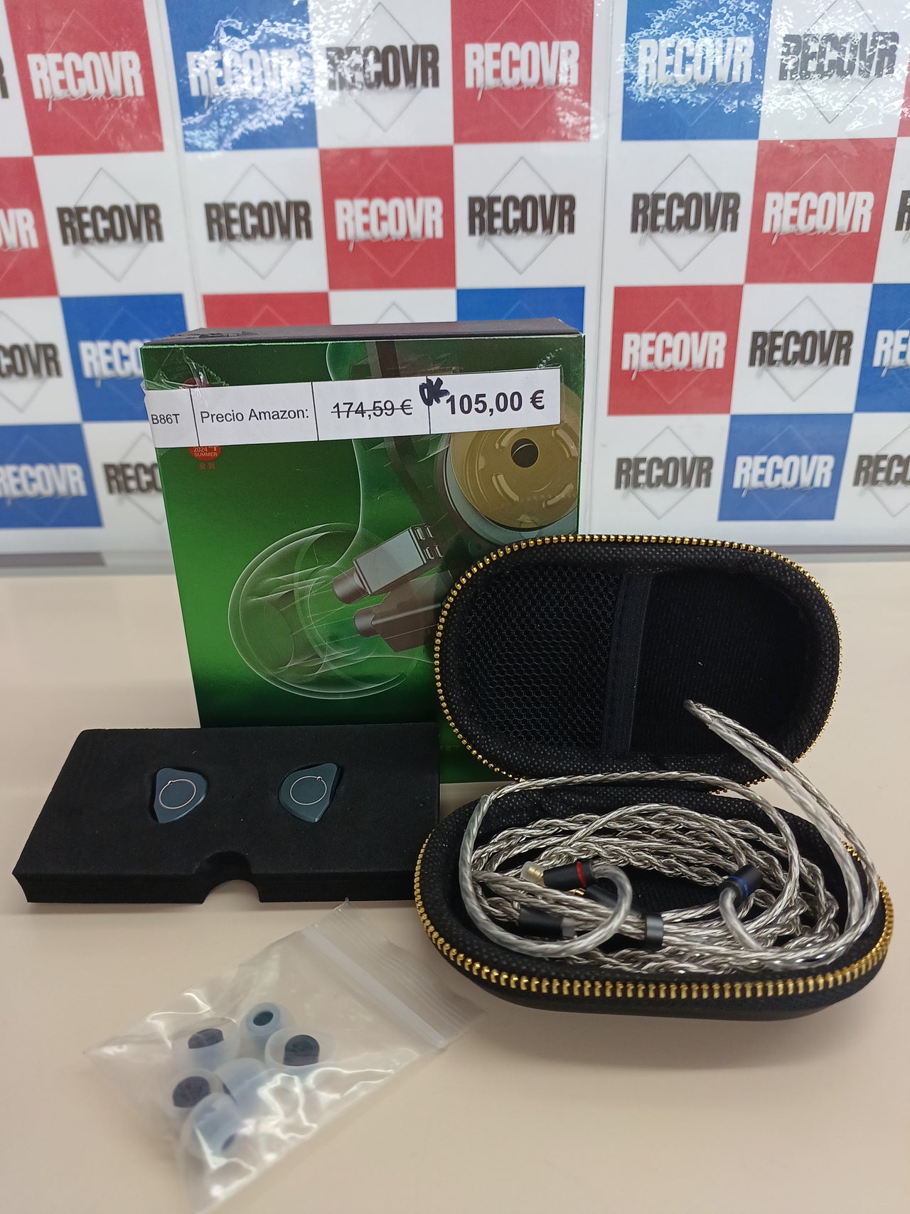 Auriculares híbridos con monitor de audio LINSOUL SIMGOT