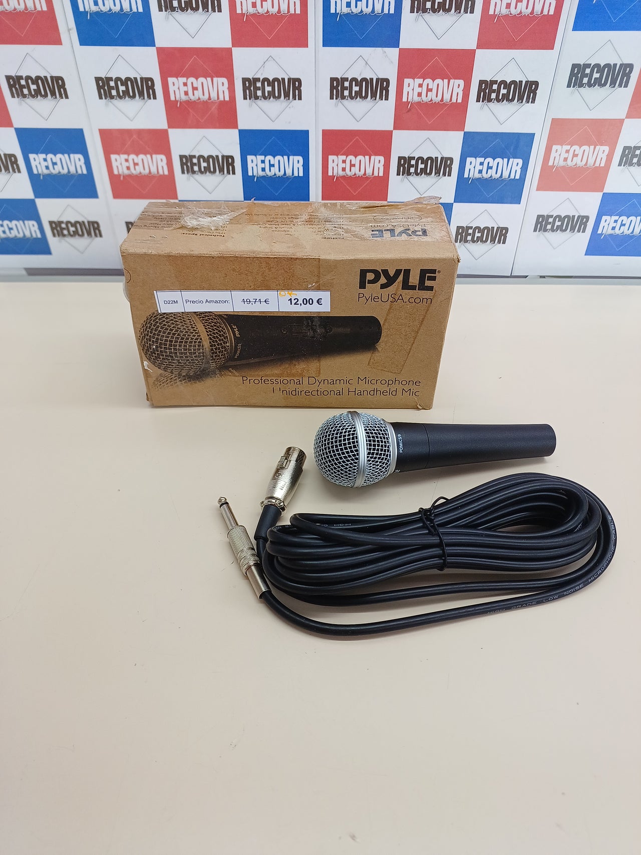 Micrófono Vocal Pyle Dinámico XLR Profesional