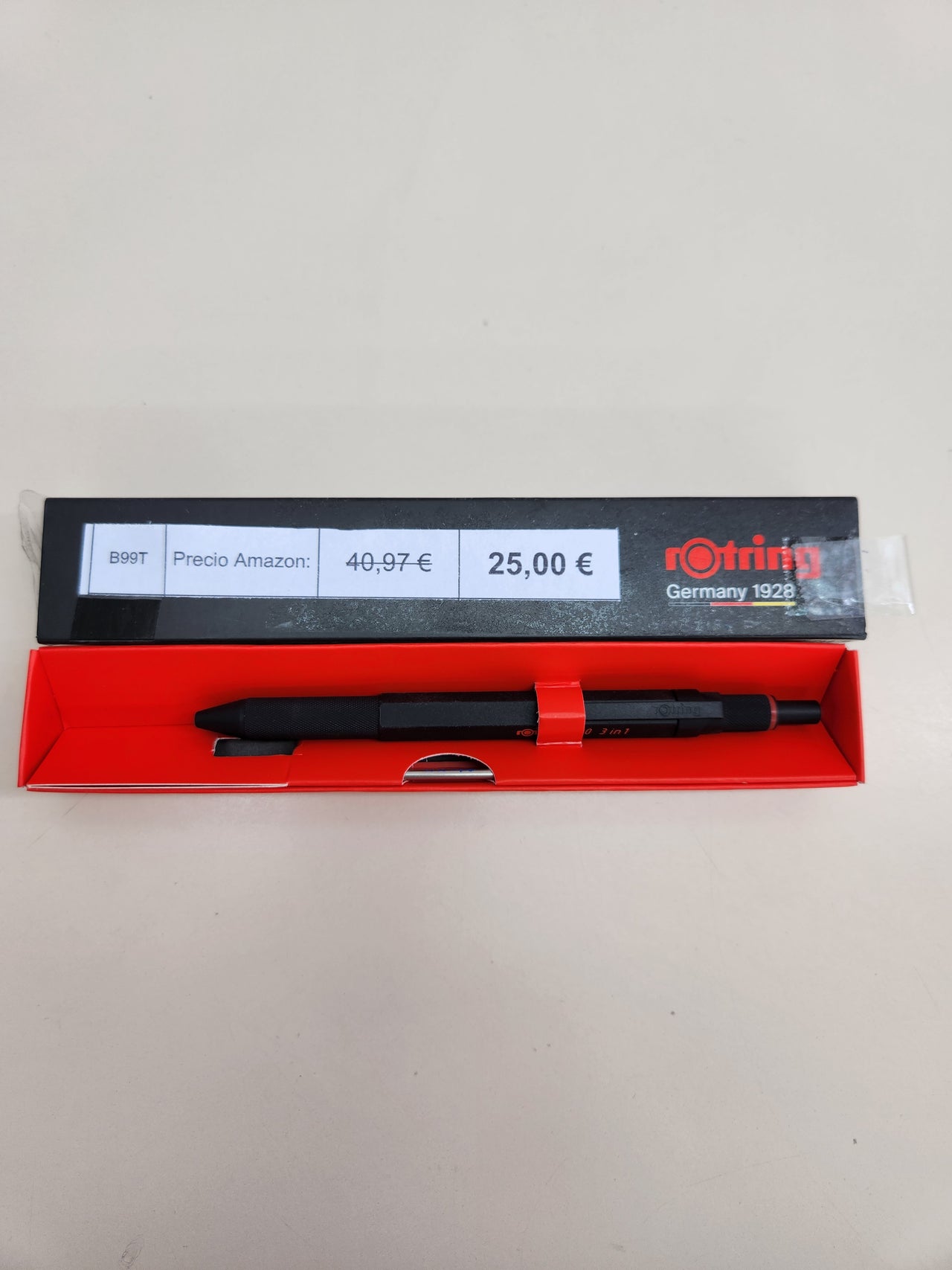 Bolígrafo multicolor y portaminas 3 en 1 rOtring 600