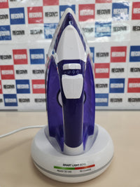 Plancha 2400W Sin Cable Supreme Steam Cordless, Suela de Cerámica, Plancha Inalámbrica, Golpe Vapor 135g, Antical, Antigoteo, Apagado Automático, Morado y Blanco - 23300-56 Russell Hobbs
