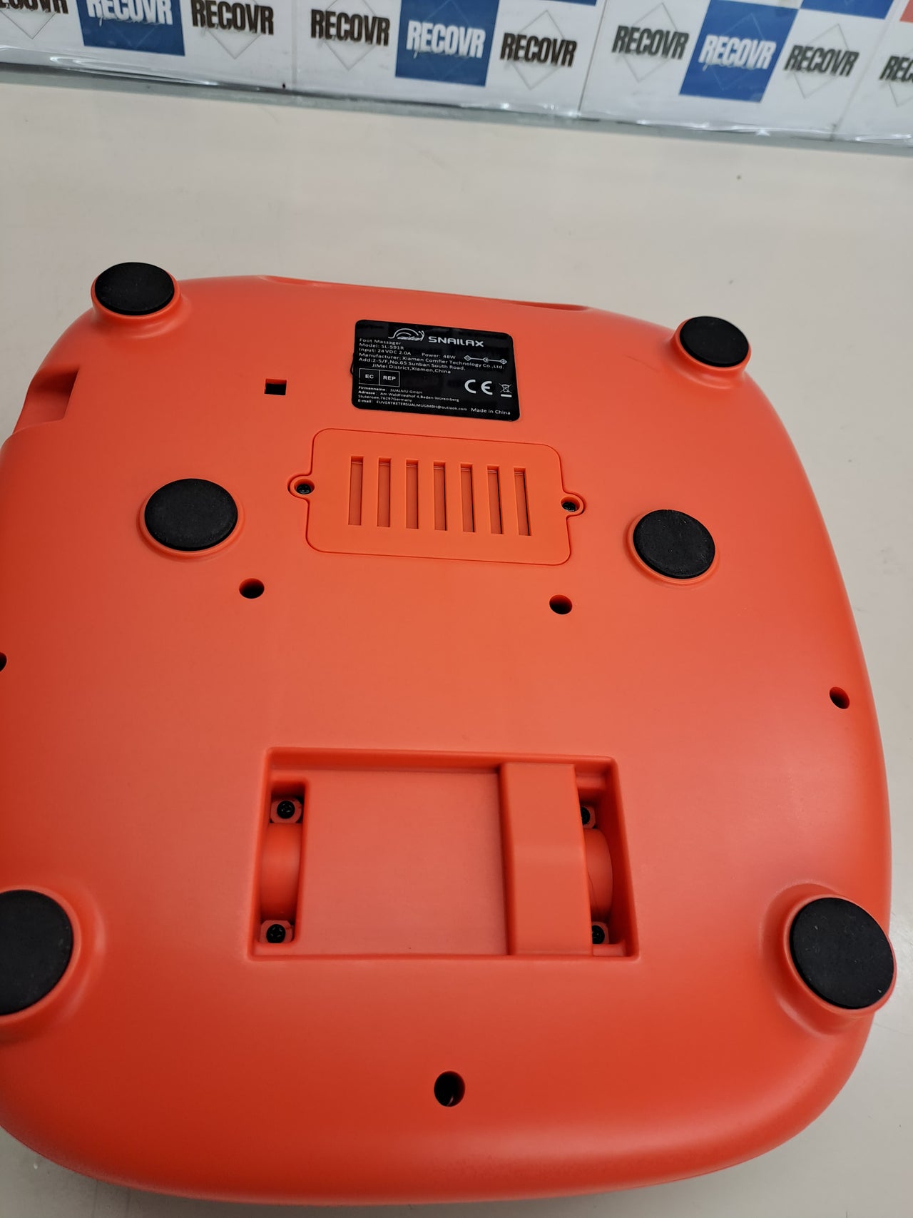 Masajeador vibratorio eléctrico para pies Snailax
