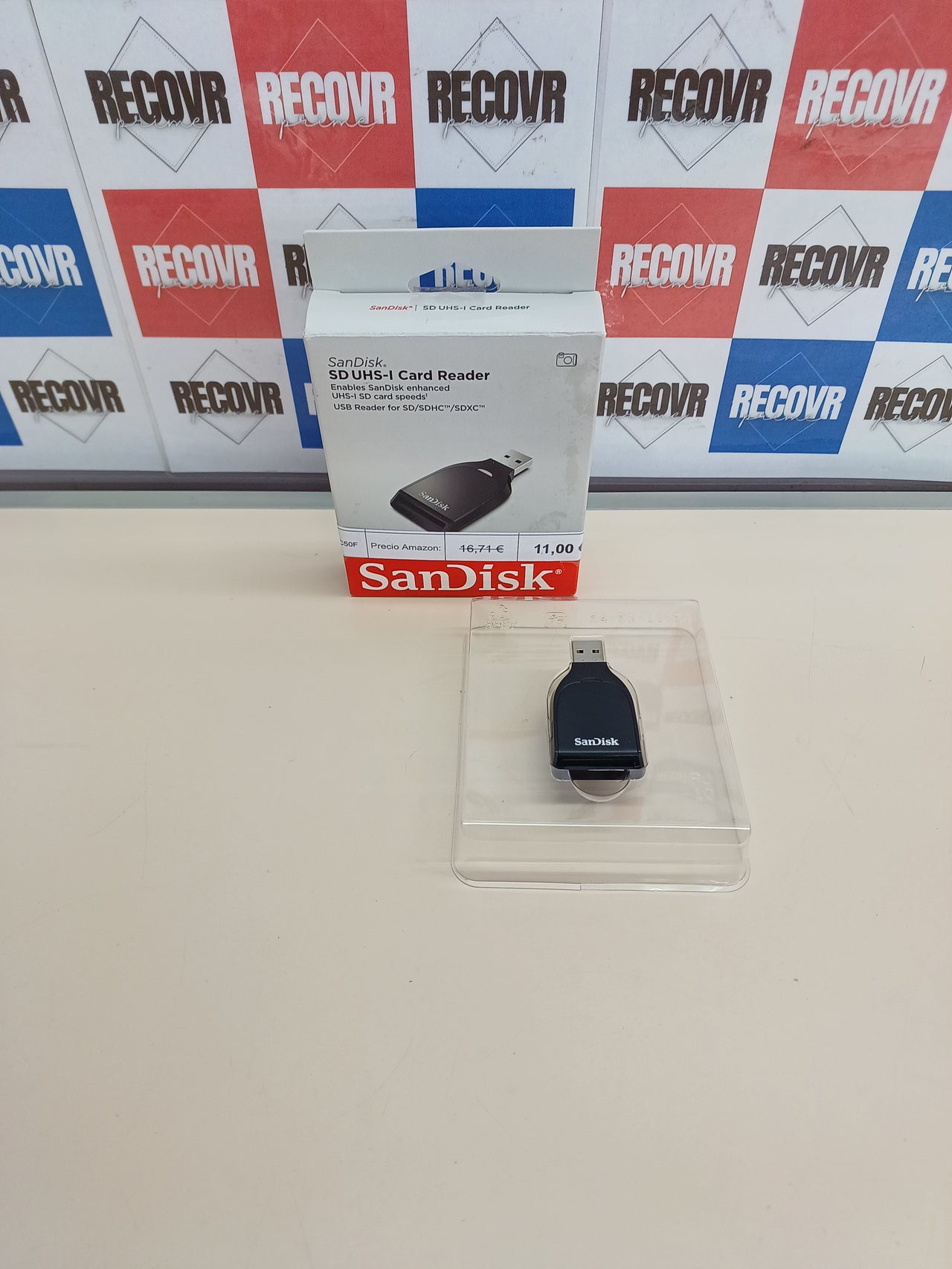 Lector Tarjetas SD SanDisk UHS-I Negro