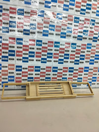 Bandeja alpina de bambú ajustable para bañera