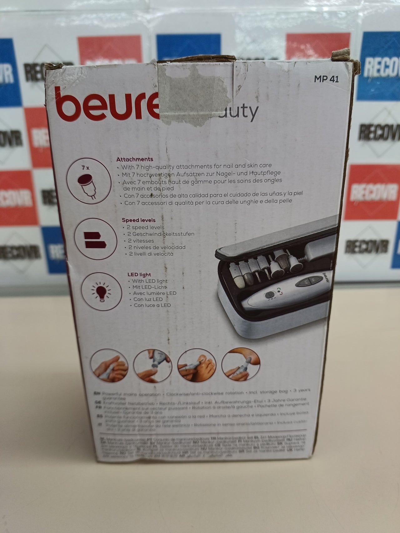Set manicura y pedicura profesional MP 41 Beurer