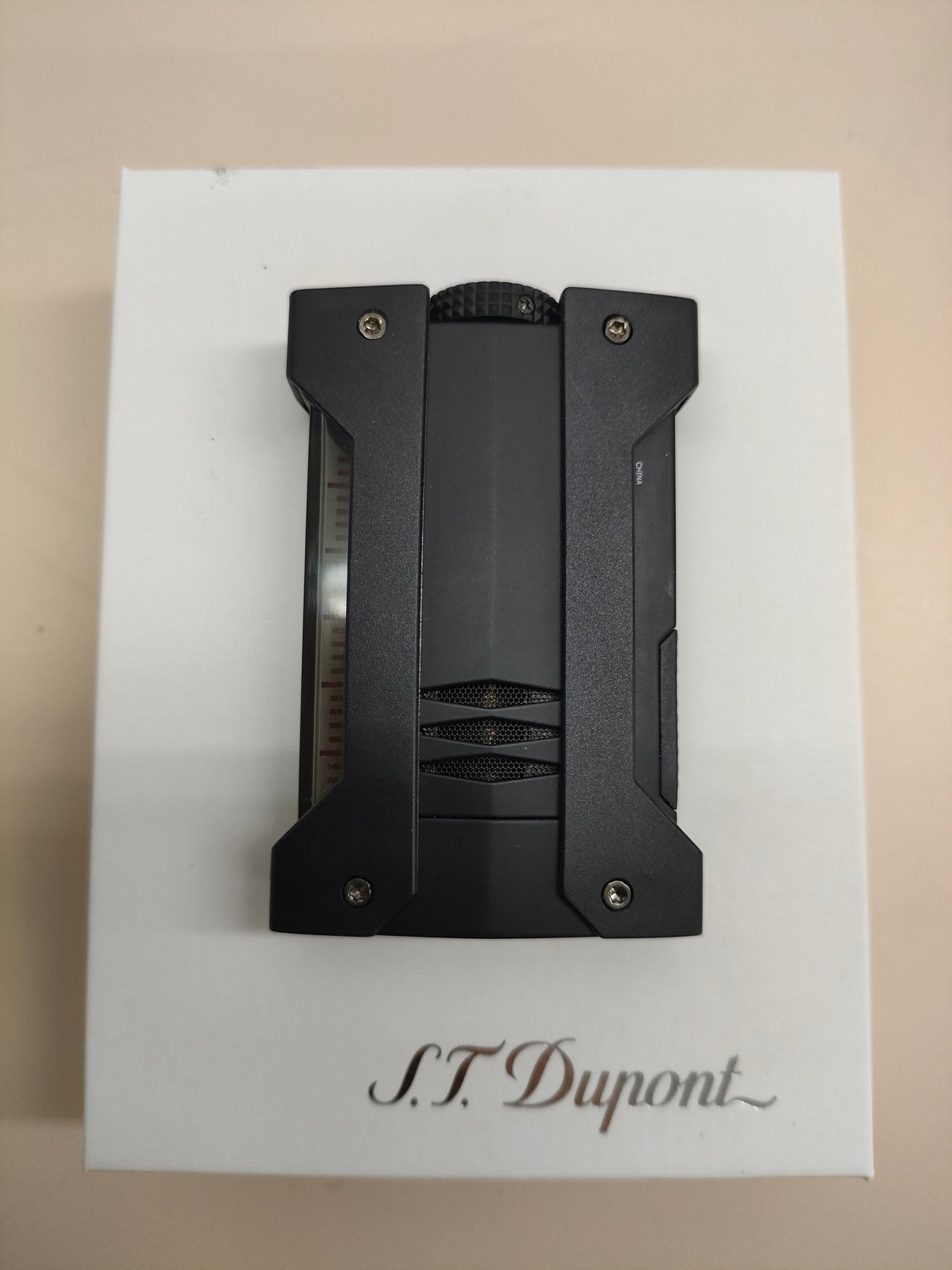 S.T. Dupont Defi Extreme - Mechero negro mate, metal, talla única