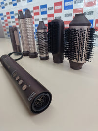 Thumbnail for Bellissima Prodigy, moldeador de aire caliente, tecnología Ion-Ceramic, tecnología Coanda, motor digital, control de calor, filtro autolimpiante, 3 temperaturas, 1200 W, 6 accesorios