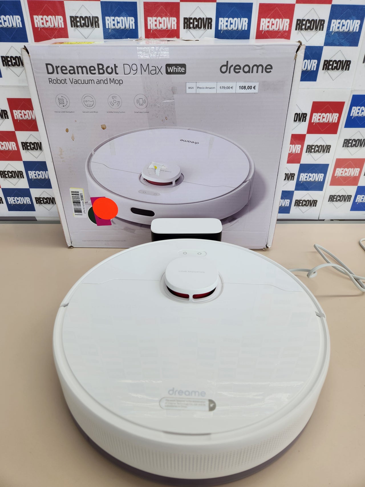 Robot aspirador y friegasuelos Dreame D9 Max