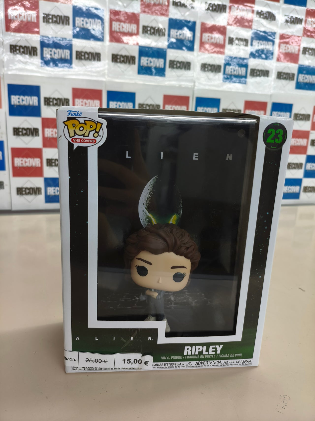 Funko Pop! VHS Cover Alien: Ripley y Facehugger figura de vinilo coleccionable