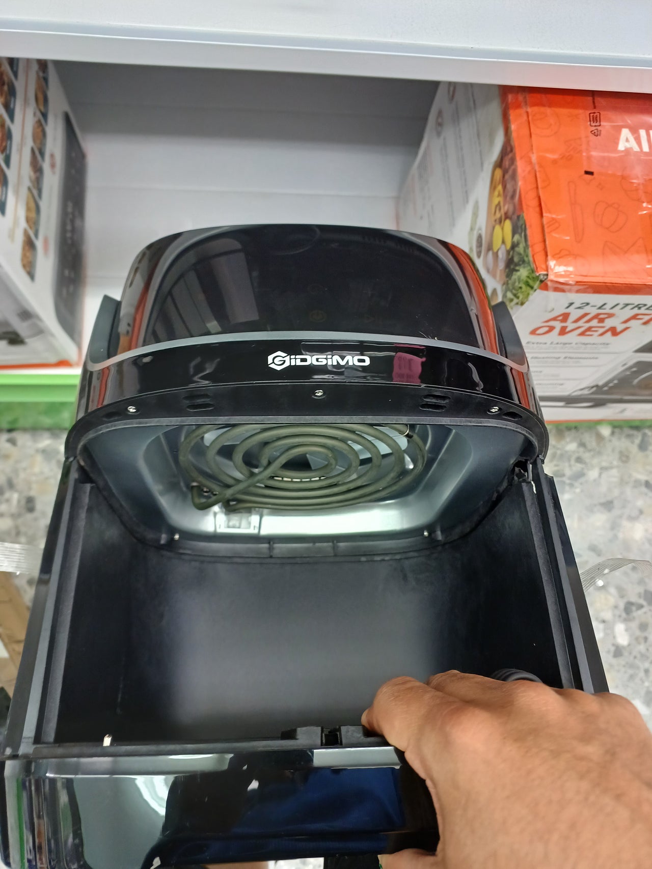 Freidora de Aire XXL 8,5L con Pantalla Táctil LED, 12 Funciones, freidora sin aceite con Ventana, Apta para Lavavajillas, 1785W Freidora Aire - ESSENTIAL PRO