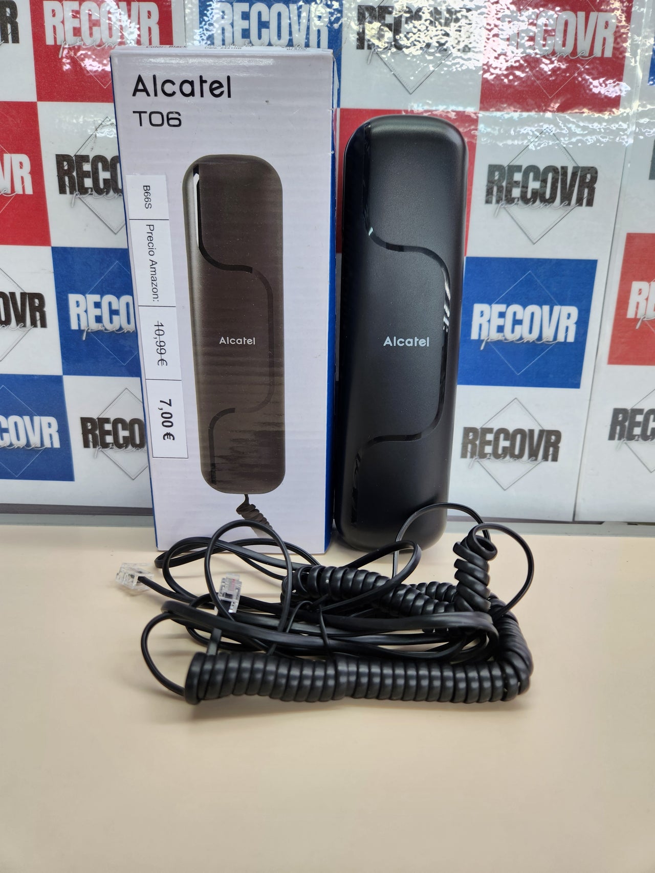 Teléfono Alcatel ATL1413670,  Negro