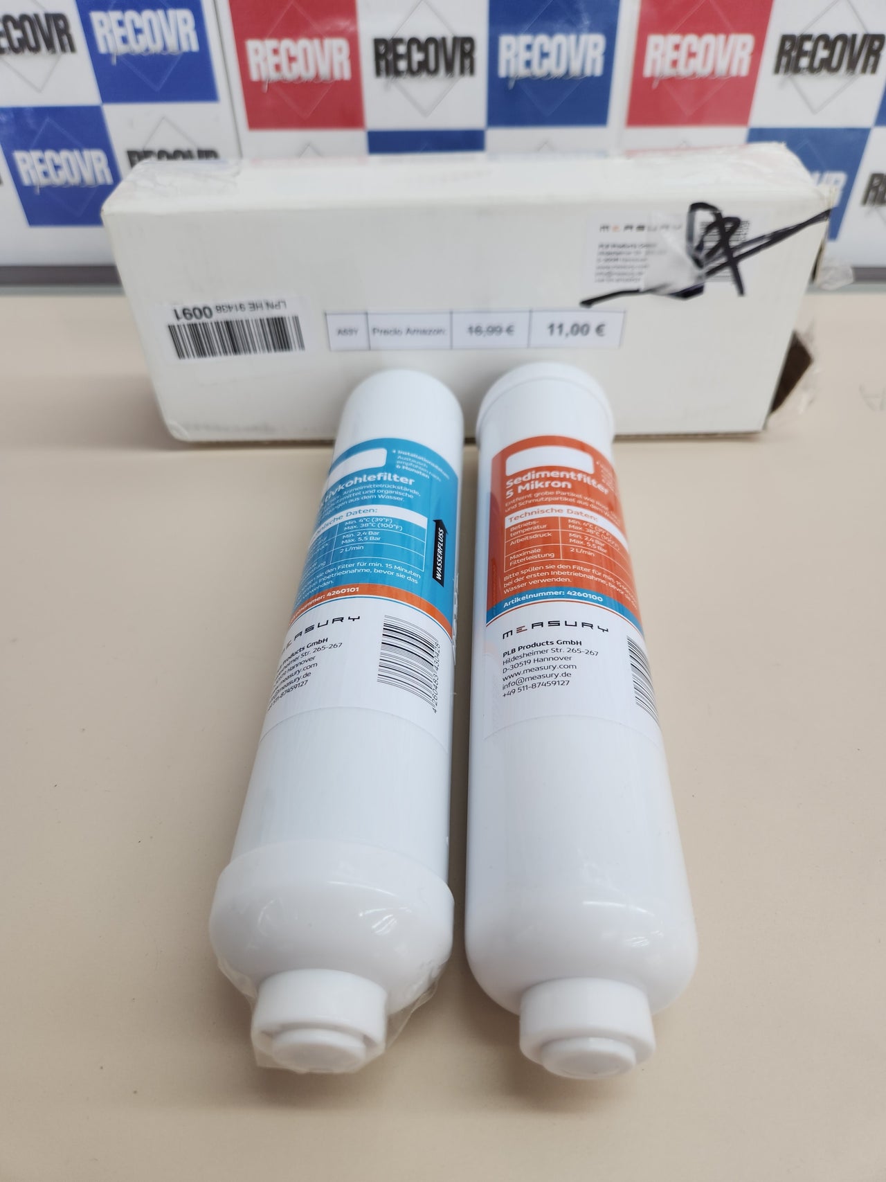 Set filtros osmosis Measury 10"
