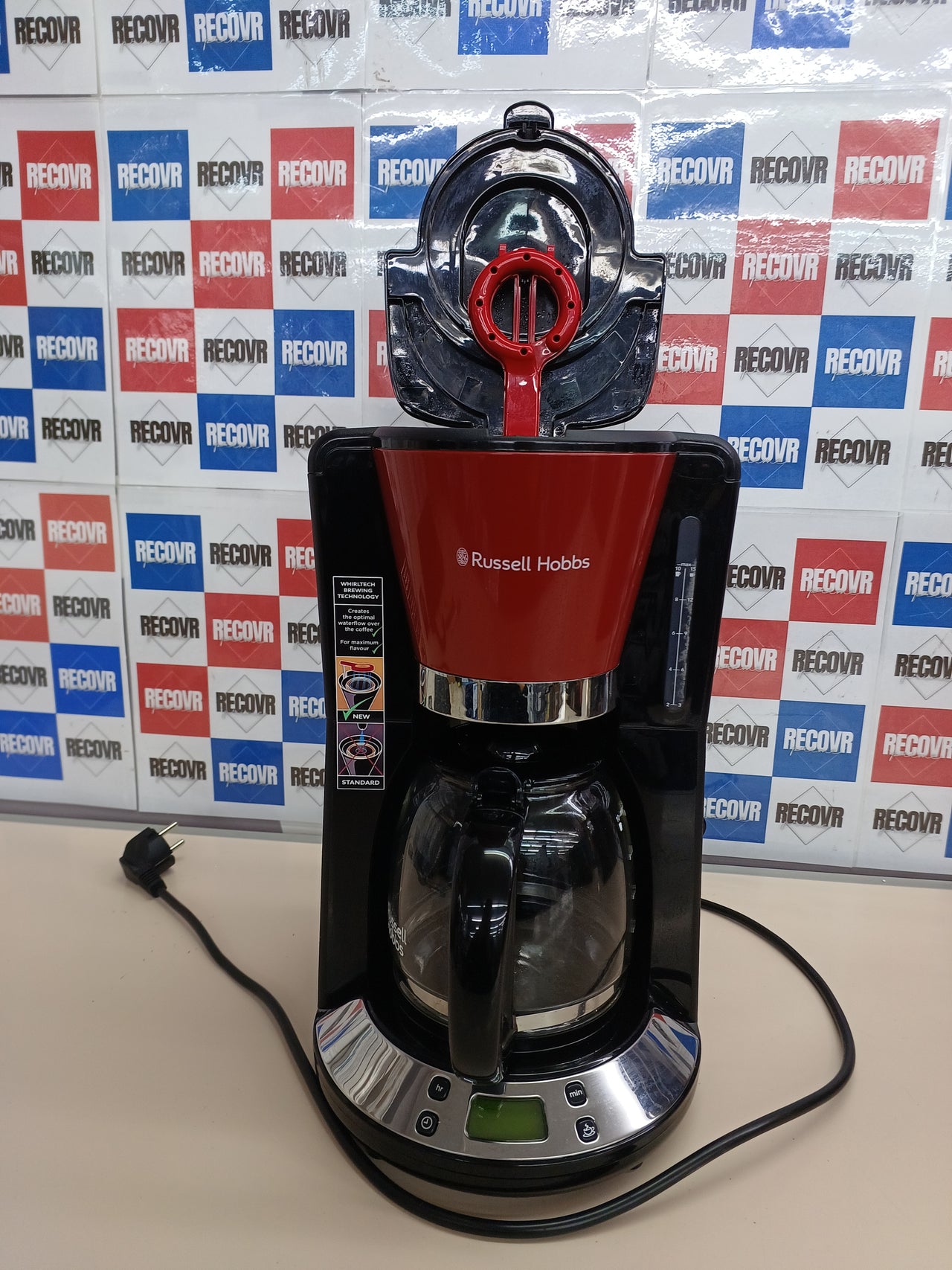 Cafetera de goteo 15 tazas con temporizador Russell Hobbs
