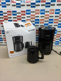 Cafetera de filtro con 2 jarras térmicas, para hasta 16 tazas.