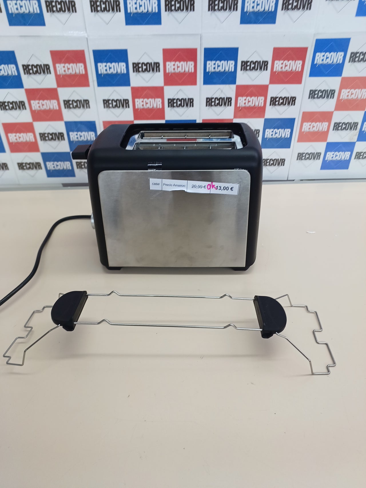 Toaster 2 ranuras 7 niveles 800 W Amazon Basics