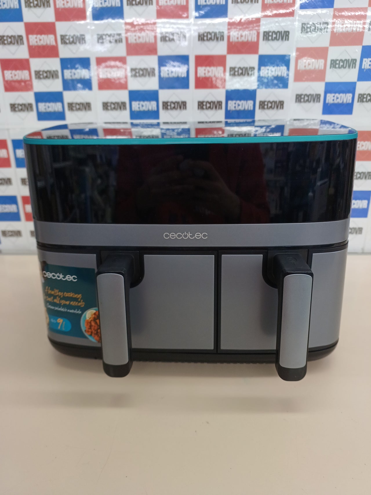 Freidora aire 9 L 2700 W doble cestillo – Cecotec