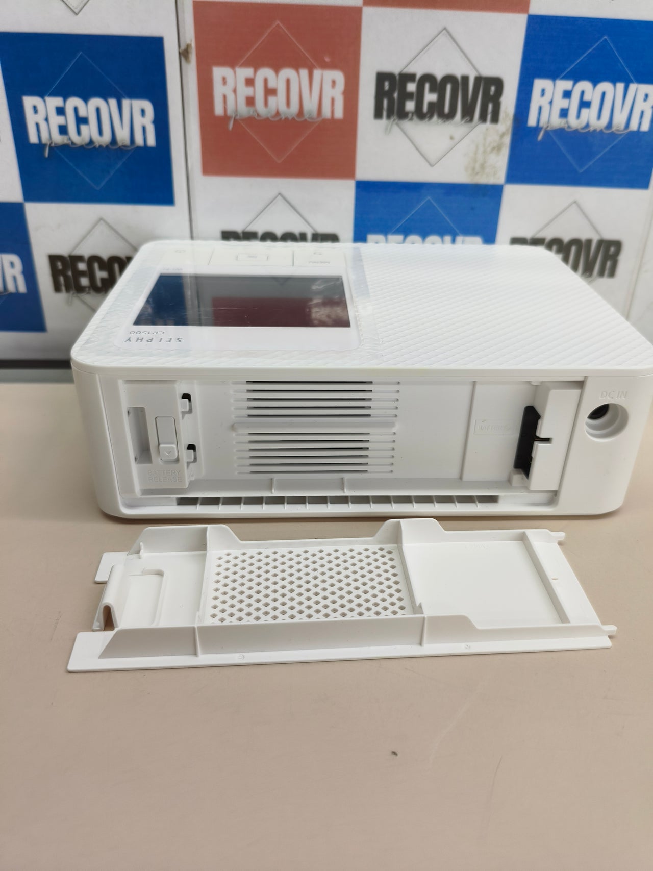 Impresora fotográfica portátil Canon Selphy CP1500 inalámbrica blanca