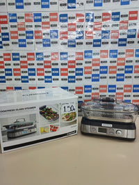 Thumbnail for Vaporera de vidrio 1 L digital acero inoxidable Cuisinart