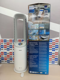 Thumbnail for Philips Air Performer 2en1: Purificador y ventilador - 70 m², elimina el 99,97% de los alérgenos y contaminantes. Filtro HEPA, Sensores inteligentes, Alexa, App. Silencioso y bajo consumo (AMF765/10)