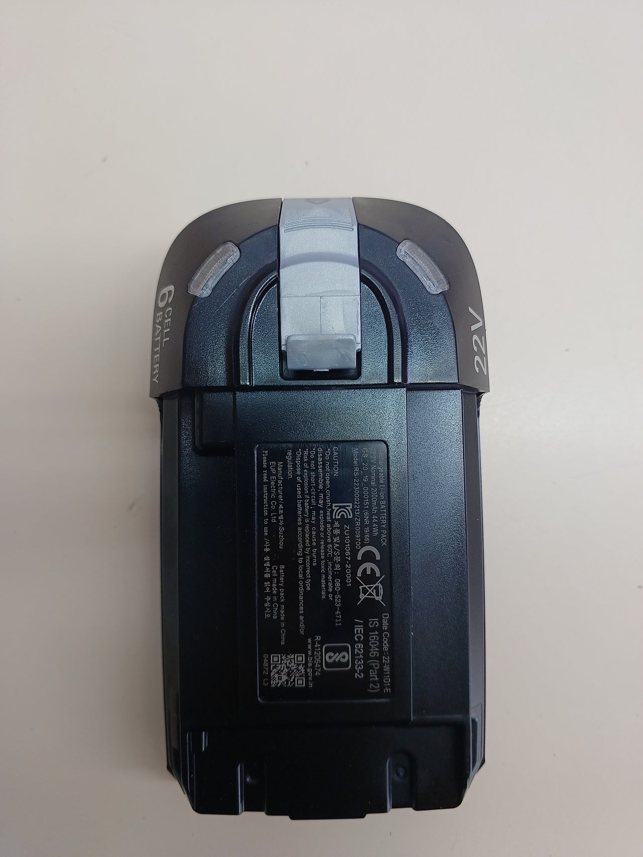 Rowenta batería 22V extraíble, compatible RH96/TY96.