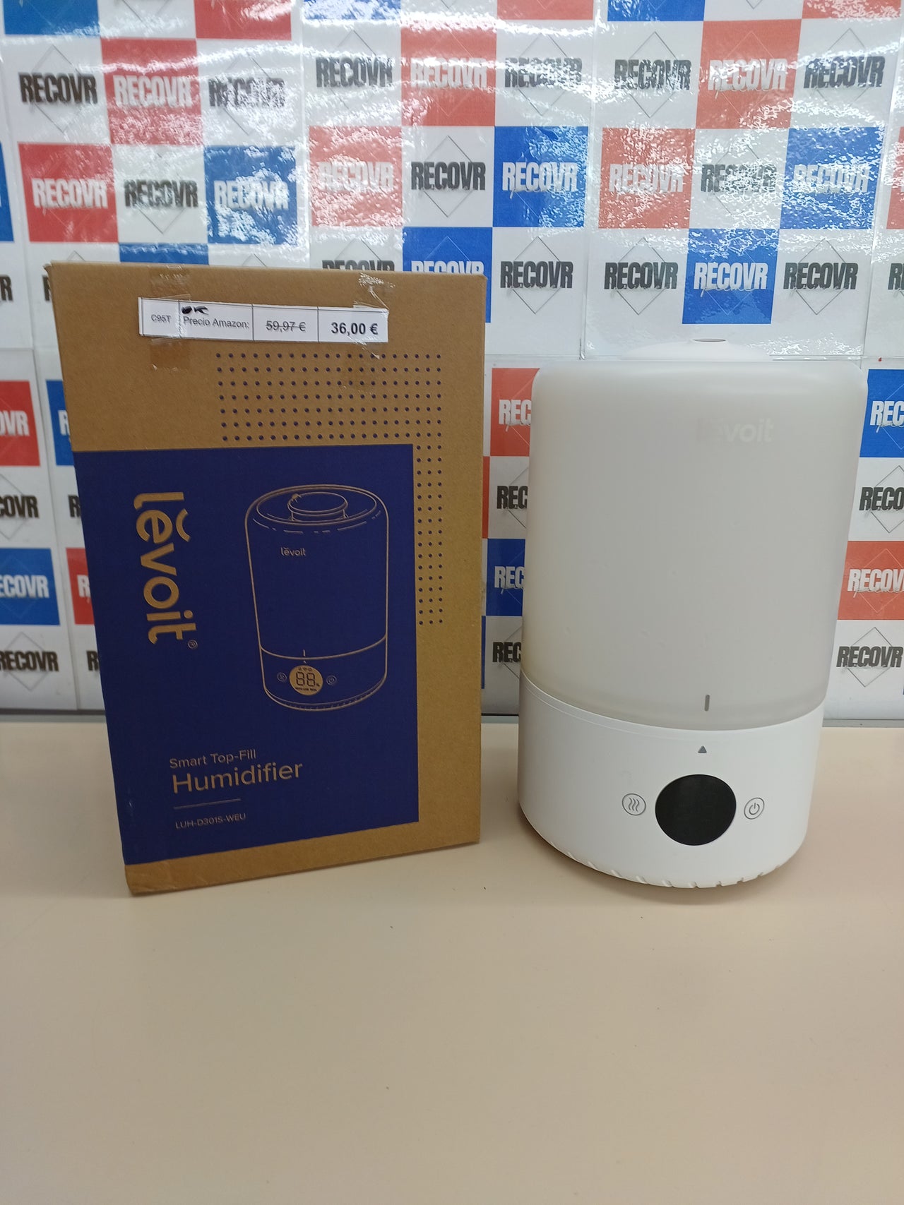 Humidificador Ultrasónico LEVOIT Smart Cool Mist 3 L