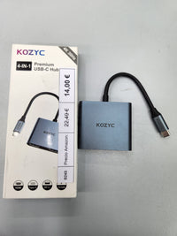 Thumbnail for Adaptador USB C a HDMI Dual 4 en 1 KOZYC