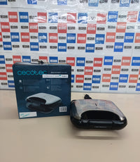 Sandwichera 2 sándwiches, grill piedra 750 W CECOTEC