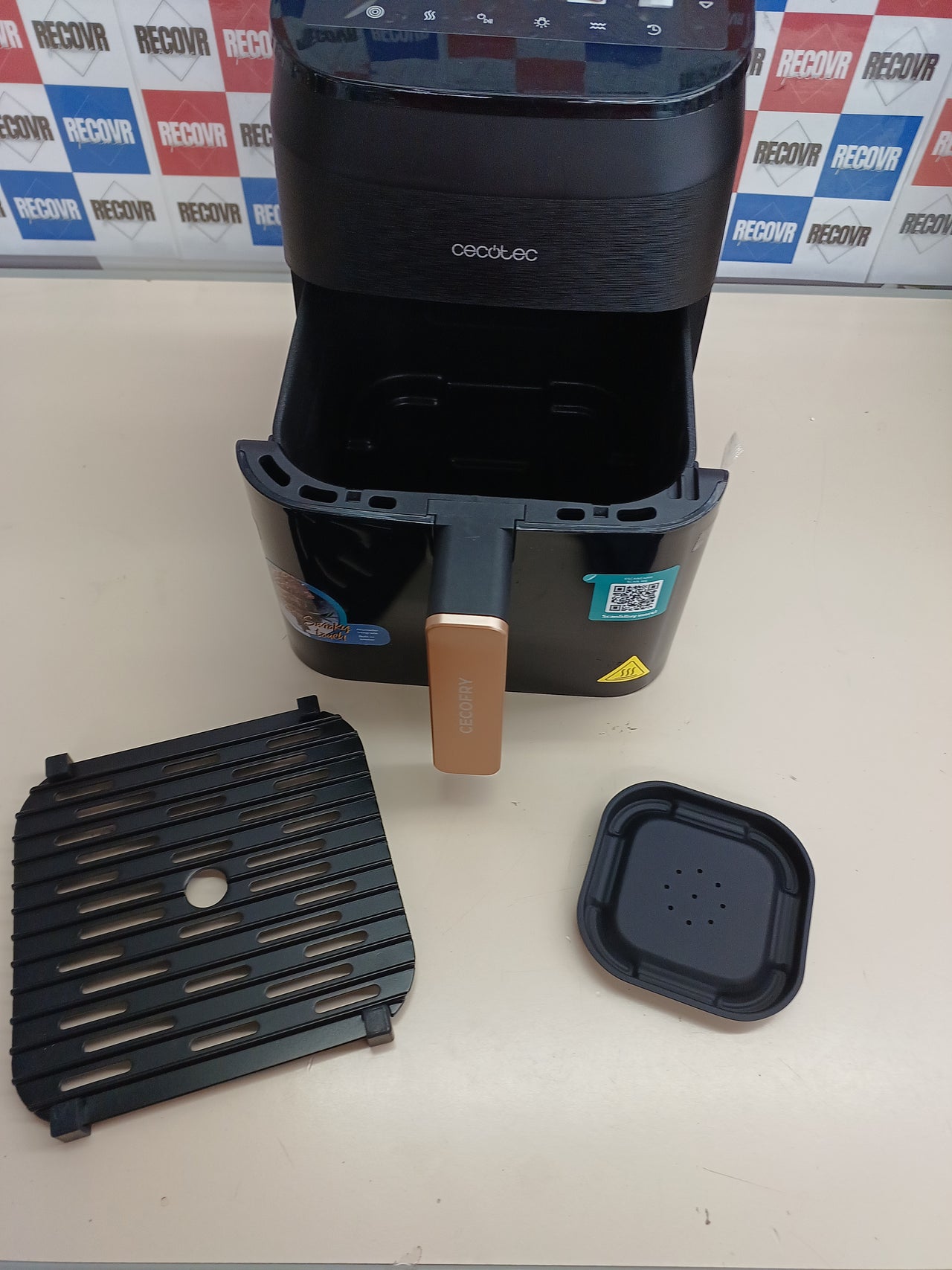 Freidora aire 4,5 L grill 1900 W – Cecotec