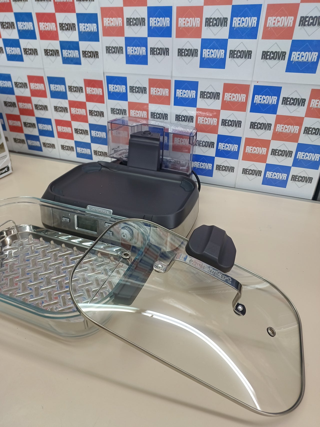 Vaporera de vidrio 1 L digital acero inoxidable Cuisinart