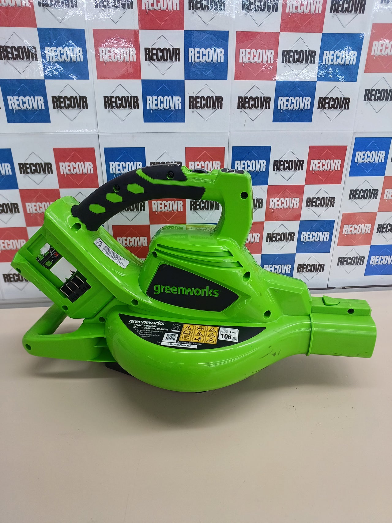 Aspirador y soplador 2en1 24V sin batería – Greenworks