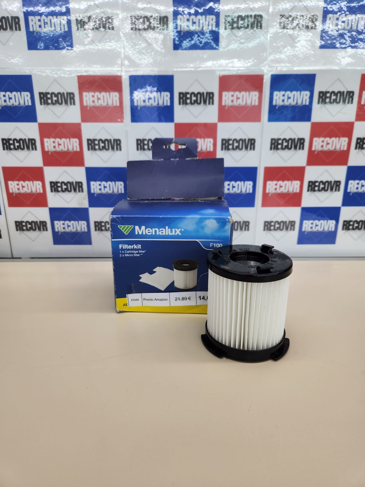 Filtro de láminas para aspirador AEG AVS Menalux F100