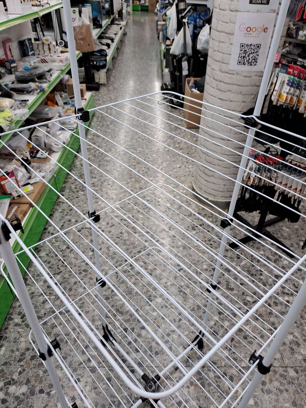 Tendedero vertical 4 niveles 40m acero inox Vileda