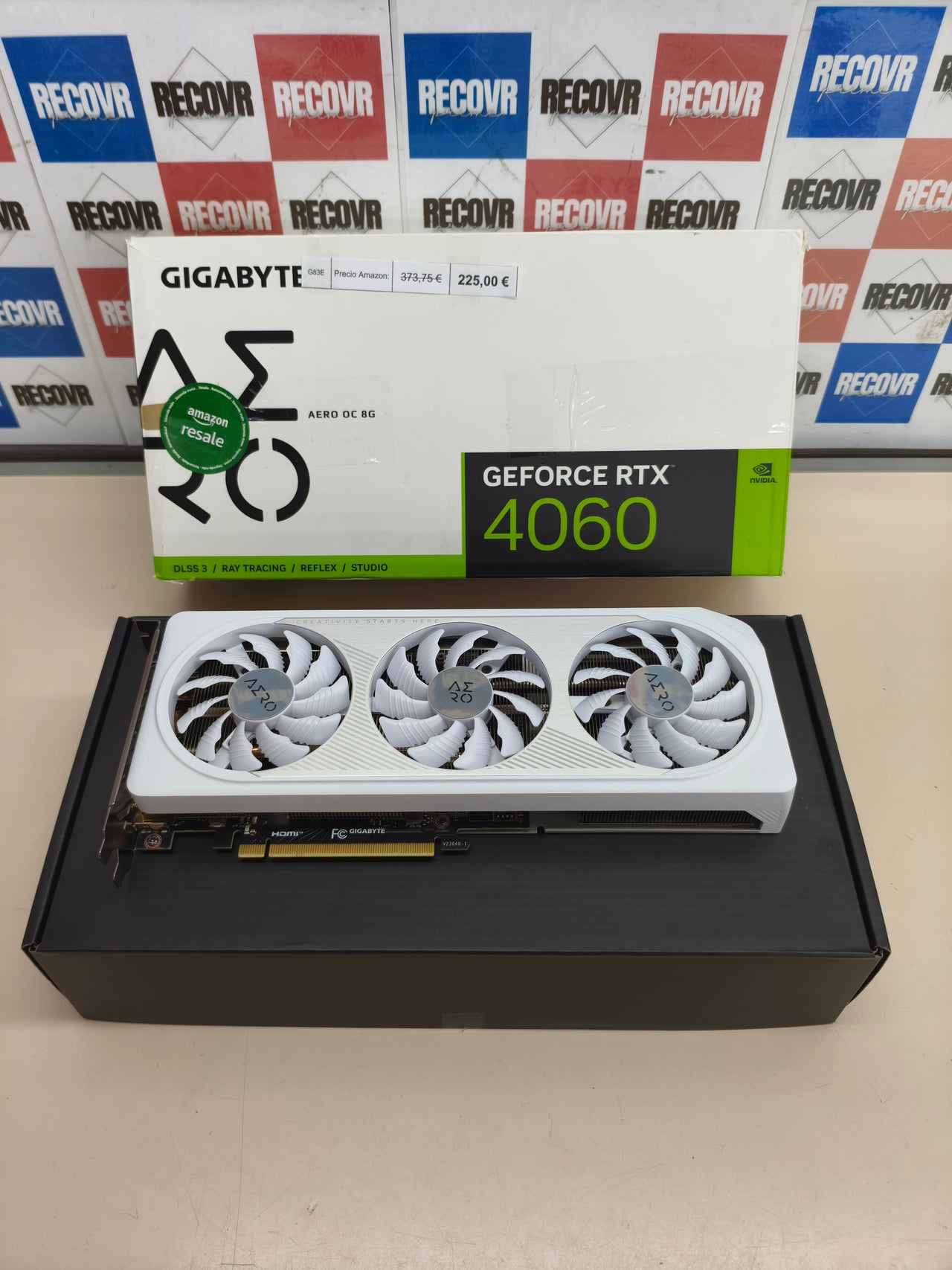 Tarjeta gráfica Gigabyte GeForce RTX 4060 AERO OC 8 GB