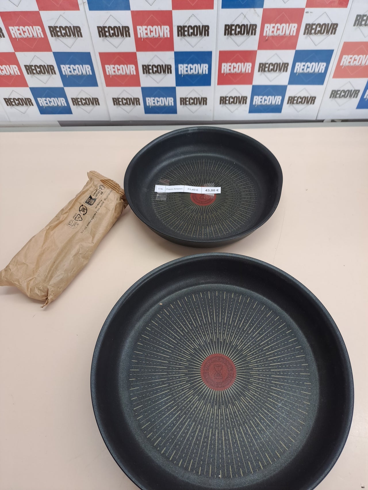 Sartenes 24/28cm mango extraíble inducción Titanio Ingenio Tefal